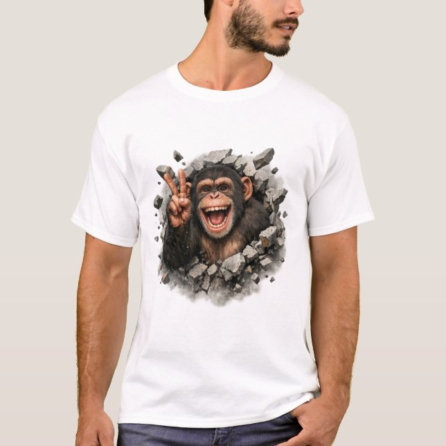 T-shirt Victory Breakout Monkey Tee  (Devant)