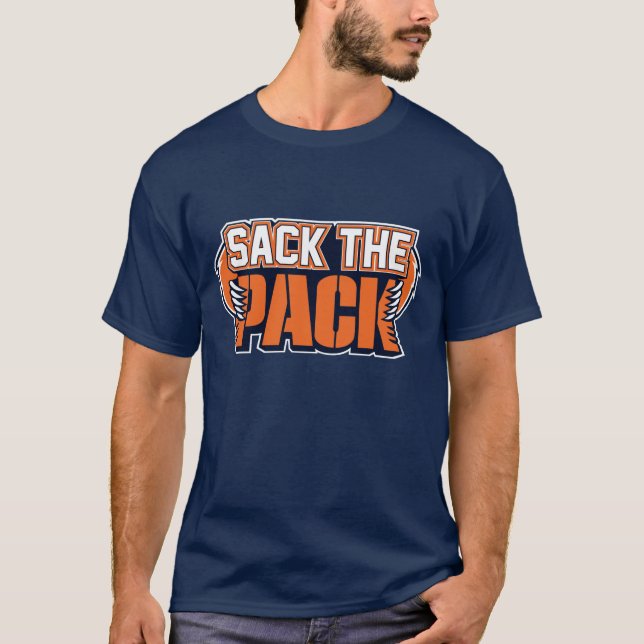 T-shirt VICTRS "sac chemise du paquet" (Devant)