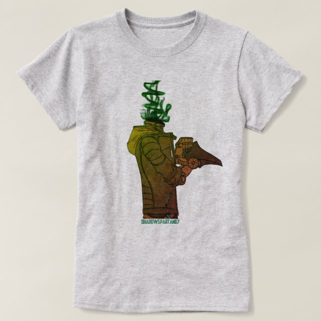 T-shirt Vide - Couleurs vapeur (Design devant)