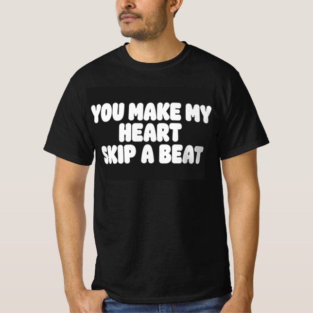 T-shirt Vide Noir Profond (Devant)