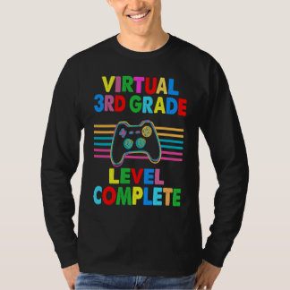 T-shirt Vidéo de fin d'études de niveau 3e année virtuelle