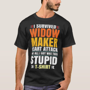 T-shirt Vidéo de l'Attaque cardiaque Survivante de la veuv