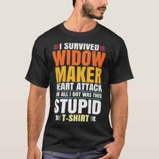 T-shirt Vidéo de l'Attaque cardiaque Survivante de la veuv