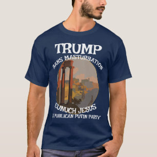 T-shirt Vidéo de masturbation publique de Trump singe du z