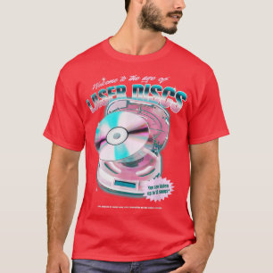 T-shirt Vidéo de nuit LaserDisc Vidéo de nuit 80s 90s Tech