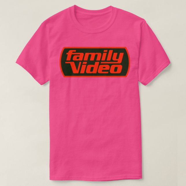 T-shirt Vidéo famille (Design devant)