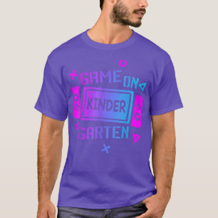 T-shirt Video Game on Kindergarten Back