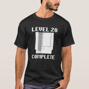 T-shirt Video Gamer 20e Anniversaire Classic Game Cartridg