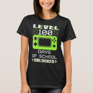 T-shirt Video Gamer Étudiant 100e jour Enseignant 100 jour