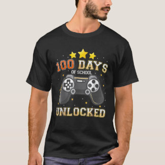 T-shirt Video Gamer Étudiant 100E Jour Enseignant 100 Jour