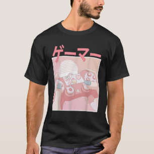 T-shirt Vidéo Gamer Kawaii Pastel Japonais Anime Controlle