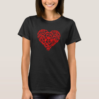 T-shirt Video Gamers Gaming Heart Game Controllers Valenti