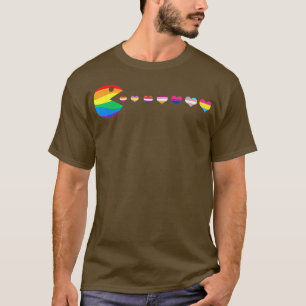 T-shirt Videogame Amusant Jeu Lgbtq Ally Pride Joueur Drap