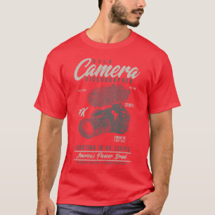 T-shirt Vidéographe de l'appareil photo reflex