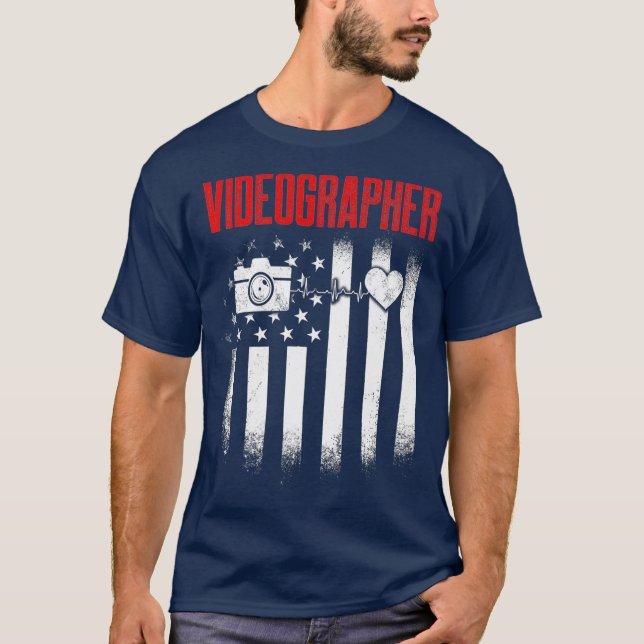 T-shirt Vidéographe Info Vidéographie Filmmaker Cadeau (Devant)