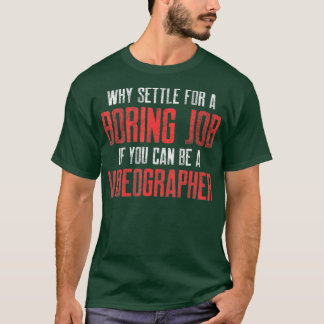 T-shirt Vidéographe Régler Vidéographie Cinéaste Cadeau