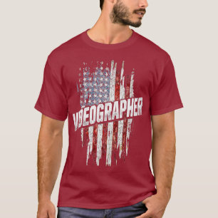 T-shirt Vidéographe Réussite Vidéographie cinéaste Cadeau