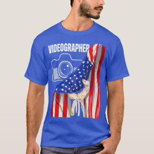T-shirt Vidéographe USA Vidéographie cinéaste Cadeau
