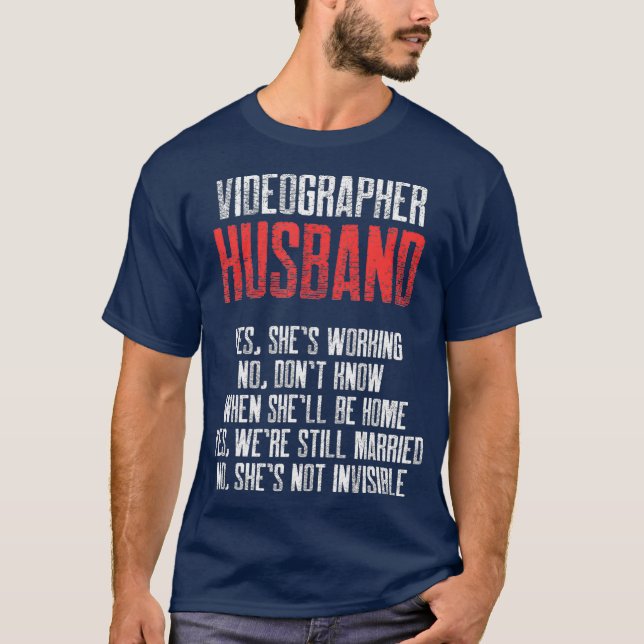 T-shirt Vidéographe Vidéographie de travail cinéaste Cadea (Devant)