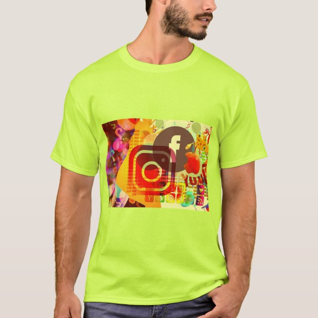T-shirt Vidéos médiatiques (Devant)
