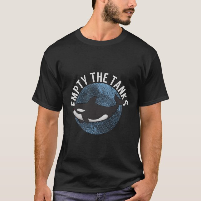 T-shirt Vider Les Réservoirs Er Whale Orca (Devant)