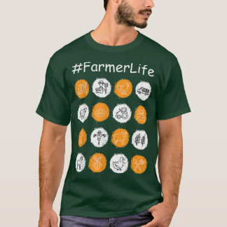 T-shirt Vie agricole Animaux de ferme Vie familiale 2022