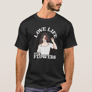 T-shirt Vie Aimée Et Fleurs Jardin Botanique Gardener