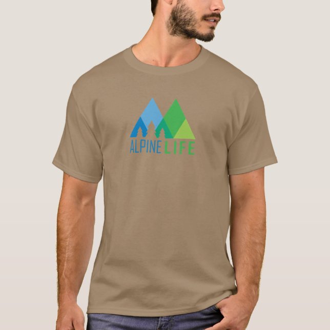T-shirt Vie alpine (Devant)