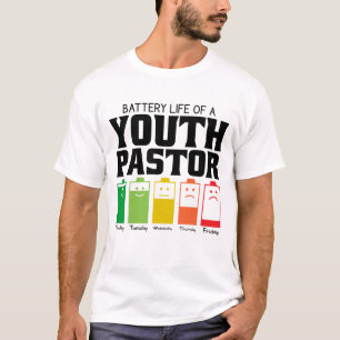 T-shirt Vie Batterie D'Un Pasteur Jeune
