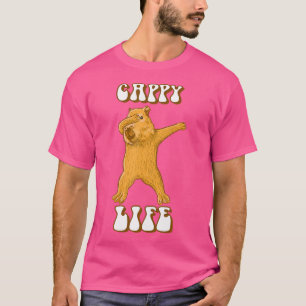 T-shirt Vie Capy La Capybara Drôle Et Heureuse