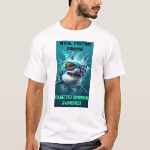T-shirt Vie, combat Survie Tourette's Unisex chemise