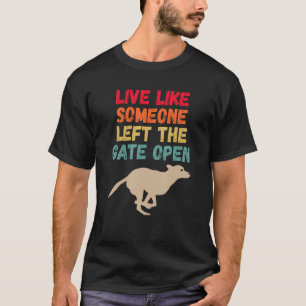 T-shirt Vie Comme Quelqu'Un A Quitté La Porte Ouverte Kang