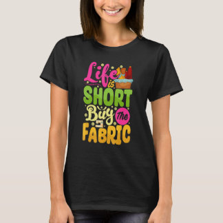 T-shirt Vie Court Acheter Tissu Coudre Costume machine cou