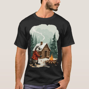 T-shirt Vie de cabane de blaireau
