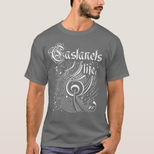 T-shirt Vie de Castanets de Musique Vave