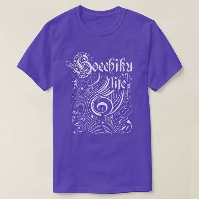 T-shirt Vie de Hocchiku Music Wavy (Design devant)