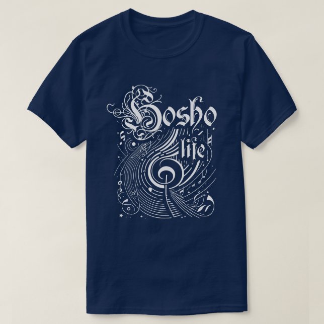T-shirt Vie de Hosho Musique Wavy (Design devant)