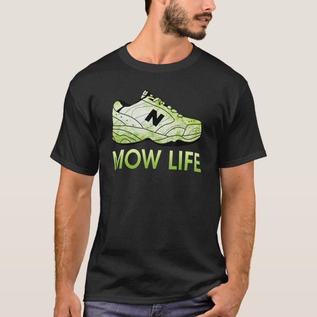 T-shirt Vie de la vache Coupe de l'herbe pelouse Mutation  (Devant)