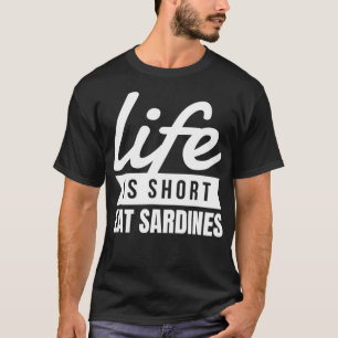 T-shirt Vie De Nourriture En Canne Amusante La Vie Est Cou
