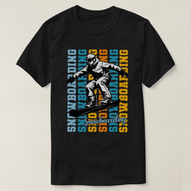 T-shirt Vie de snowboard (Design devant)