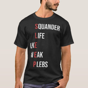 T-shirt Vie de squander Comme des plis faibles DORMIR