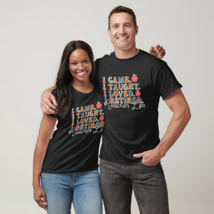 T-shirt Vie d'enseignant à la retraite Appréciation amus