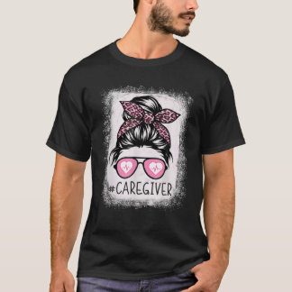 T-shirt Vie du professionnel Bleached S Pink Leopard Messy
