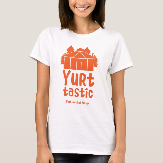 T-Shirt Vie Et Vacances De Yurt (Devant)