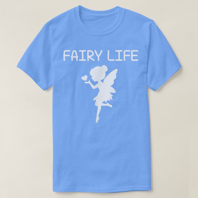 T-shirt Vie Fée, Drôle, Blagues, Sarcastique (Design devant)