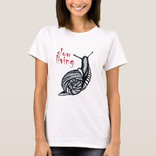 T-shirt Vie lente