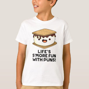 T-shirt Vie Plus Amusante Avec Puns Drôle Pun De Nourritur