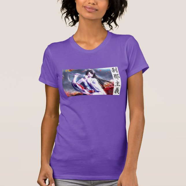 T-shirt Vie pour le moment - fille japonaise #2 de (Devant)