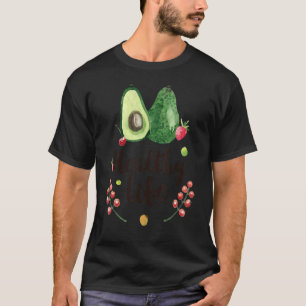 T-shirt Vie saine Végétal Avocado Végétarien Marke