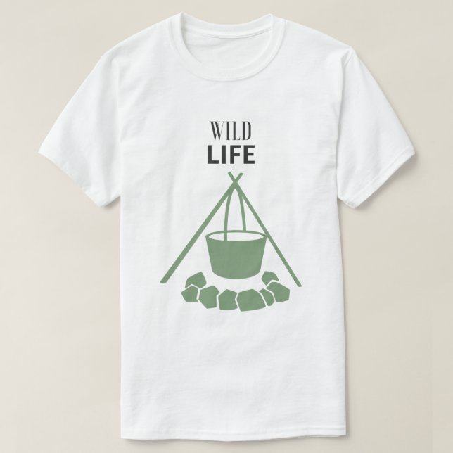 T-shirt Vie sauvage (Design devant)